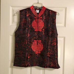 Oriental Sleeveless Blouse